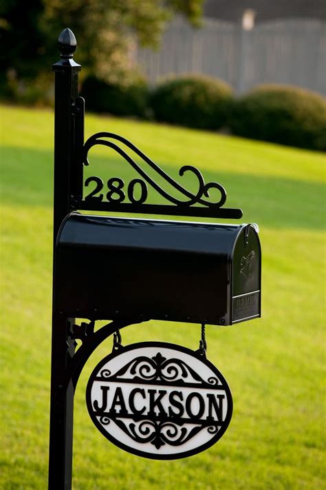 metal mail post box|metal mailbox post for two.